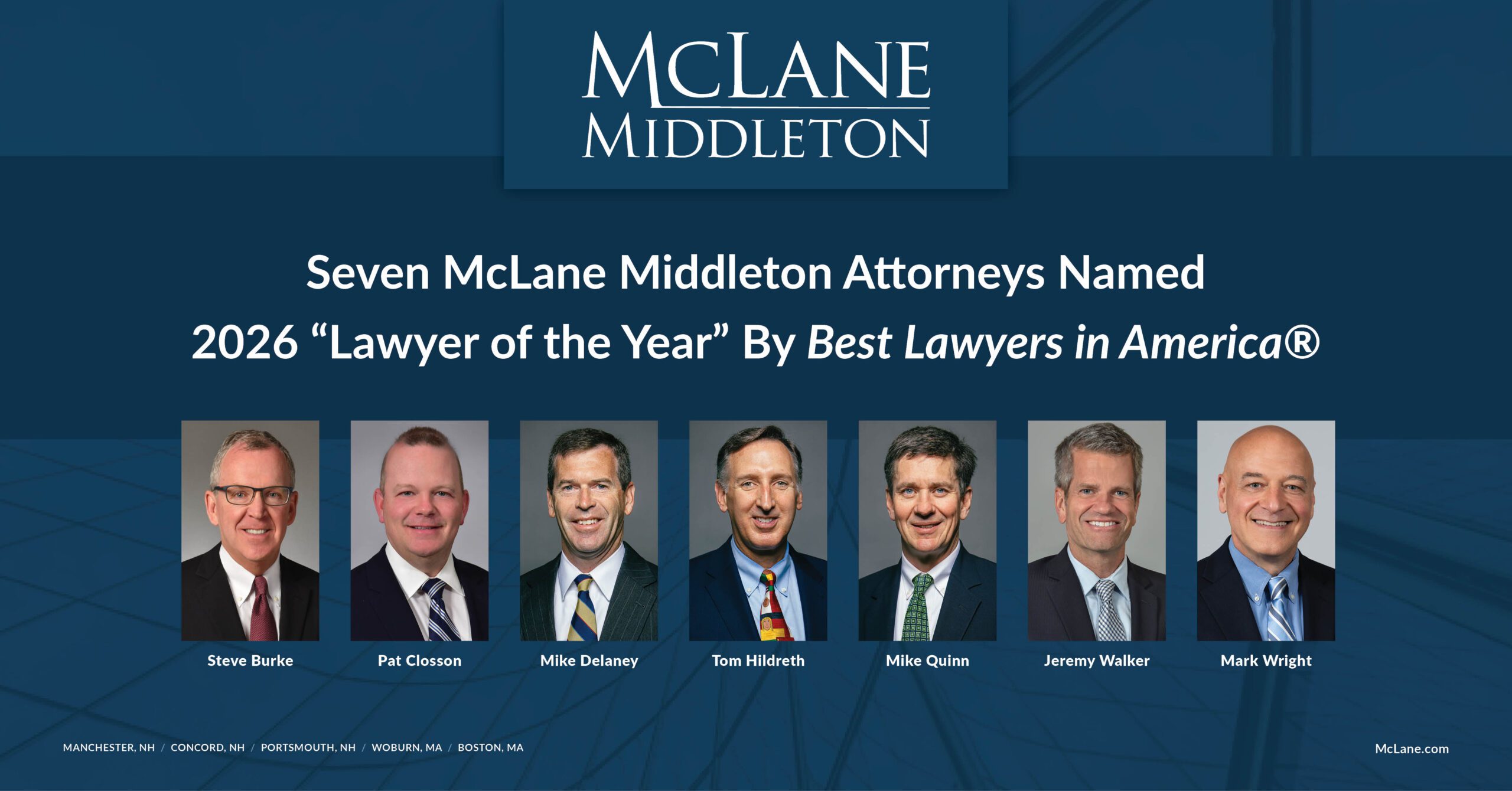 Seven McLane Middleton Attorneys Named 2026 “Lawyer of the Year” By ...