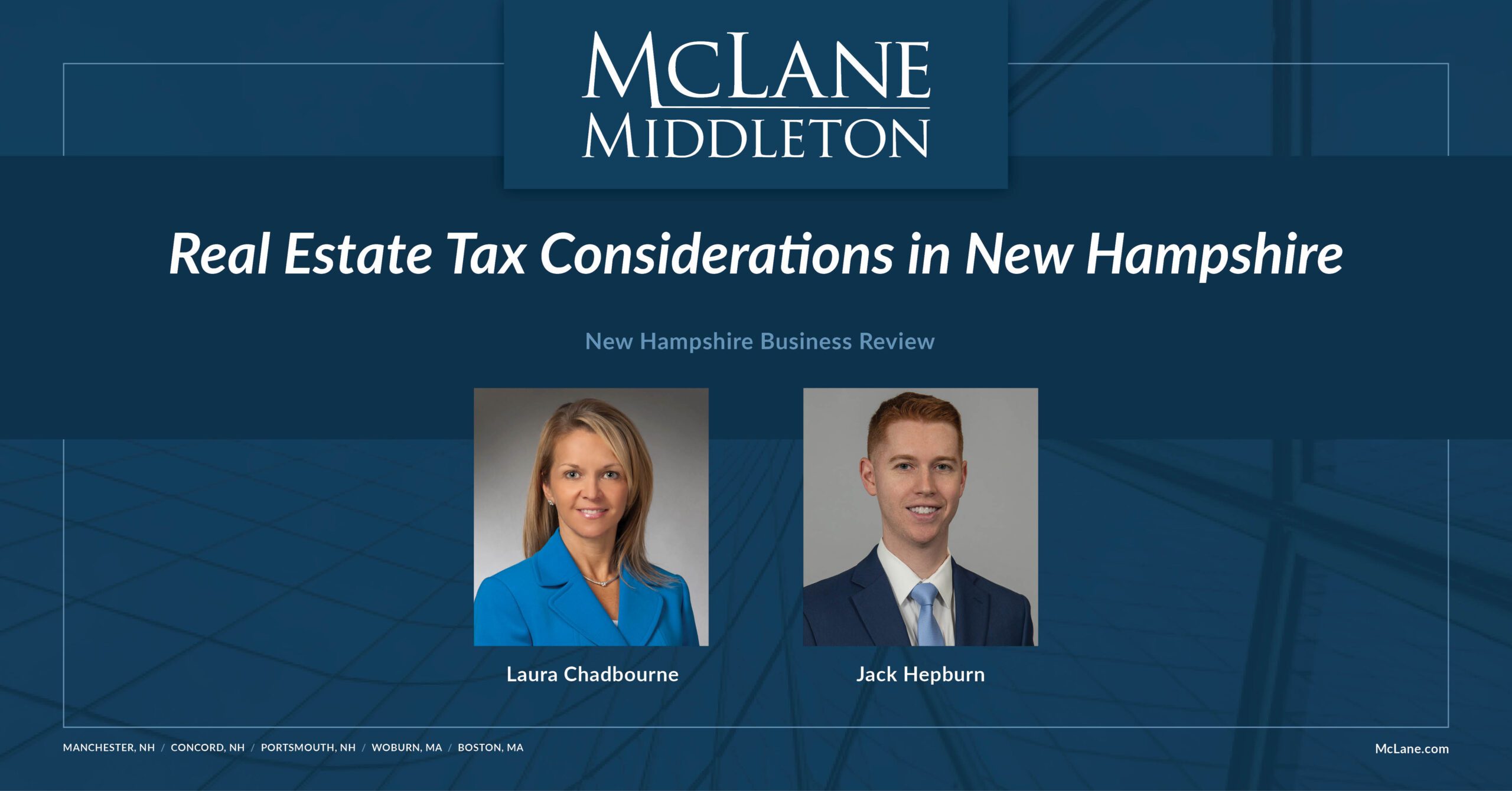 Real Estate Tax Considerations in New Hampshire McLane Middleton