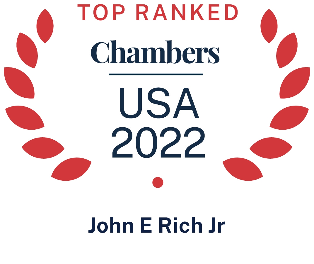 Chambers USA 2022, John Rich, Jr.