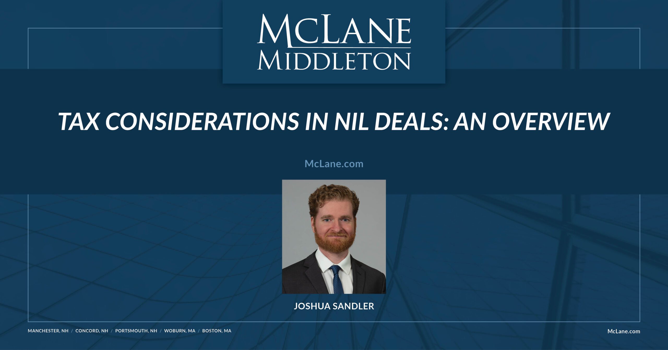 Tax Considerations in NIL Deals: An Overview - McLane Middleton