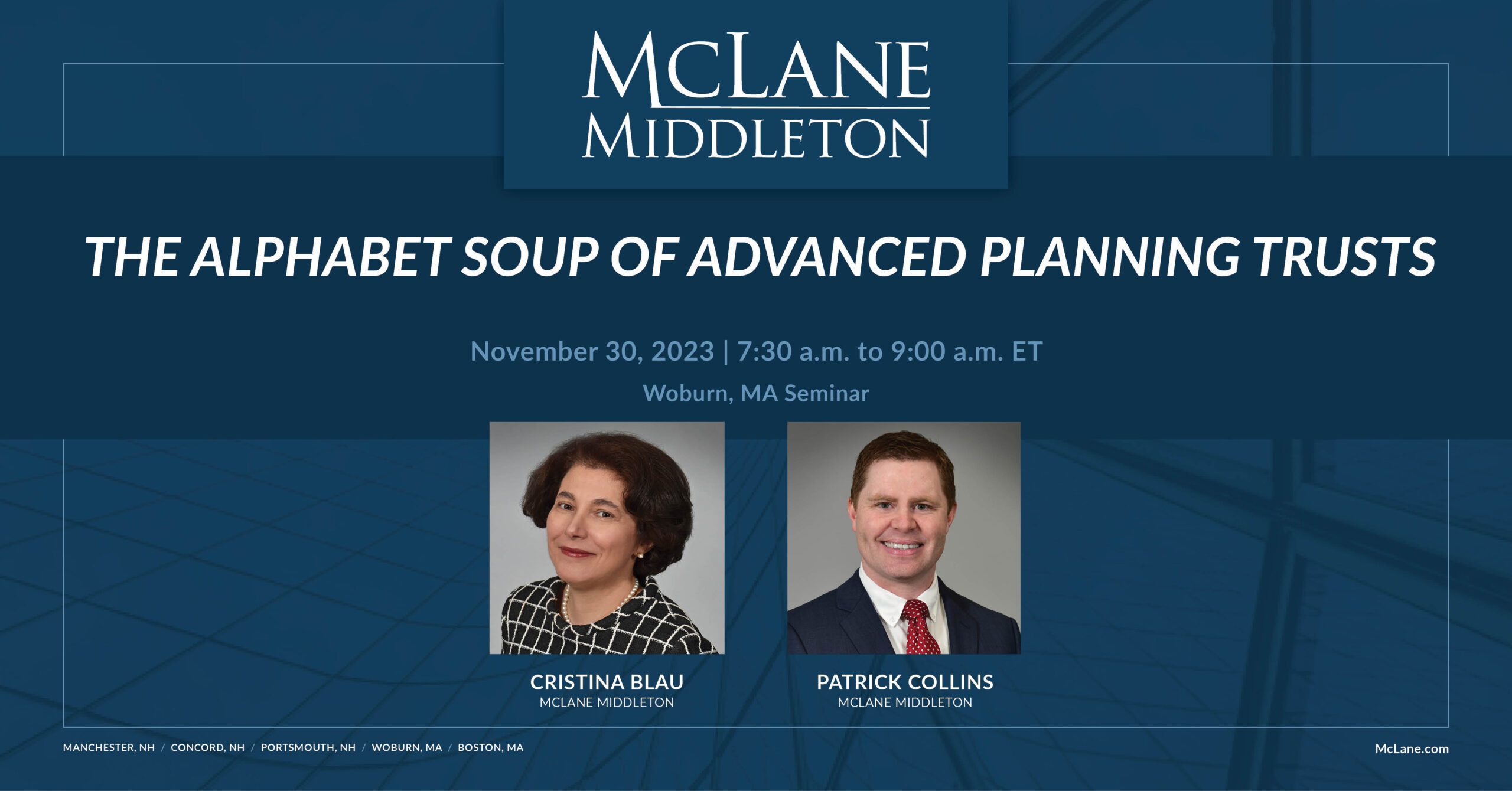 The Alphabet Soup of Advanced Planning Trusts McLane Middleton