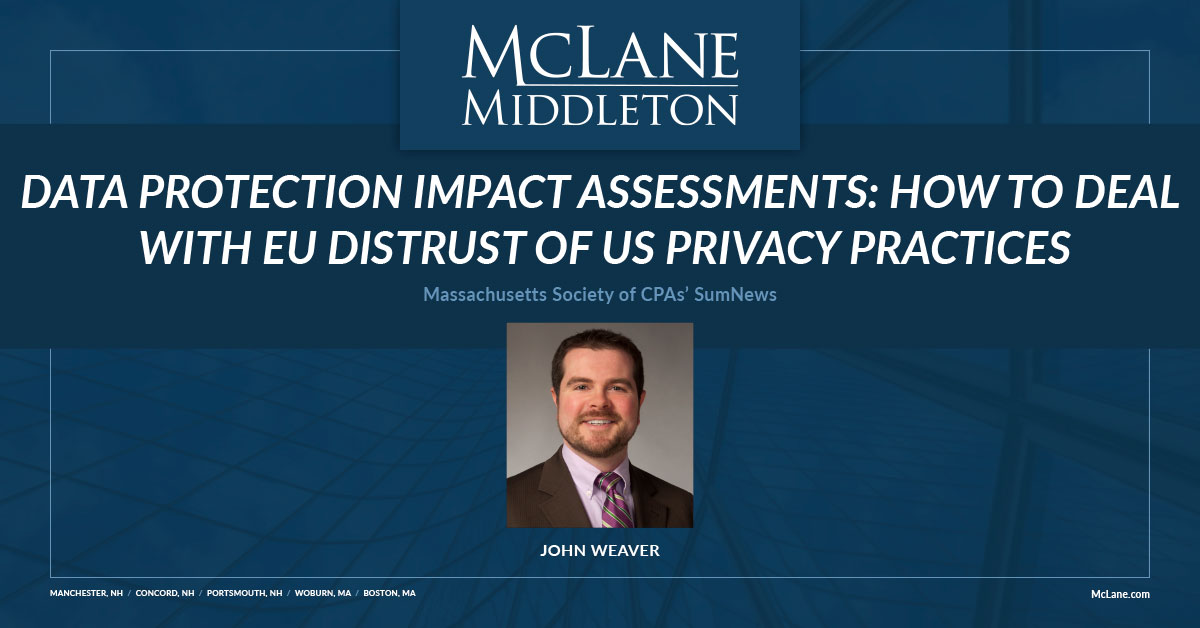 Data Protection Impact Assessments How to Deal with EU Distrust of US